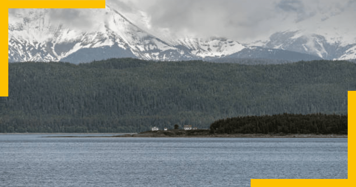 Scenic View of Admiralty Island, Alaska