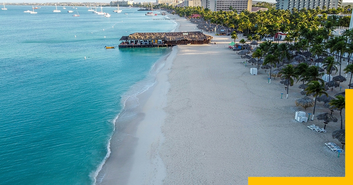 Bugalor Beach Bar & Grill, Aruba, The Caribbean Sea, Venezuela