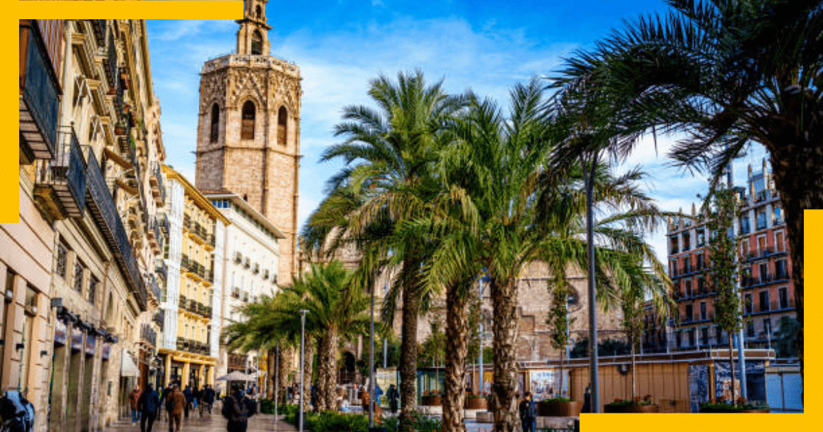 Bell Tower of Valencia Cathedral. Valencia, Spain