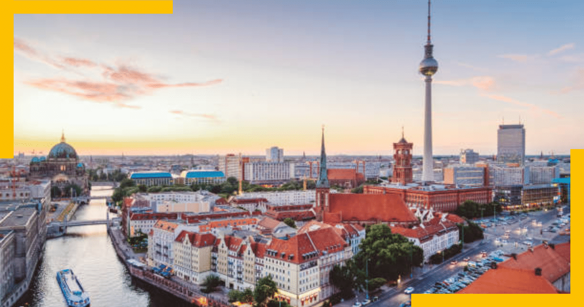 Skyline of Berlin, Germany