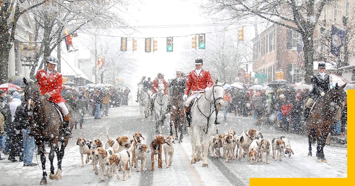 Best Christmas Vacations-Middleburg Hunt Christmas Colonial Williamsburg, Virginia USA