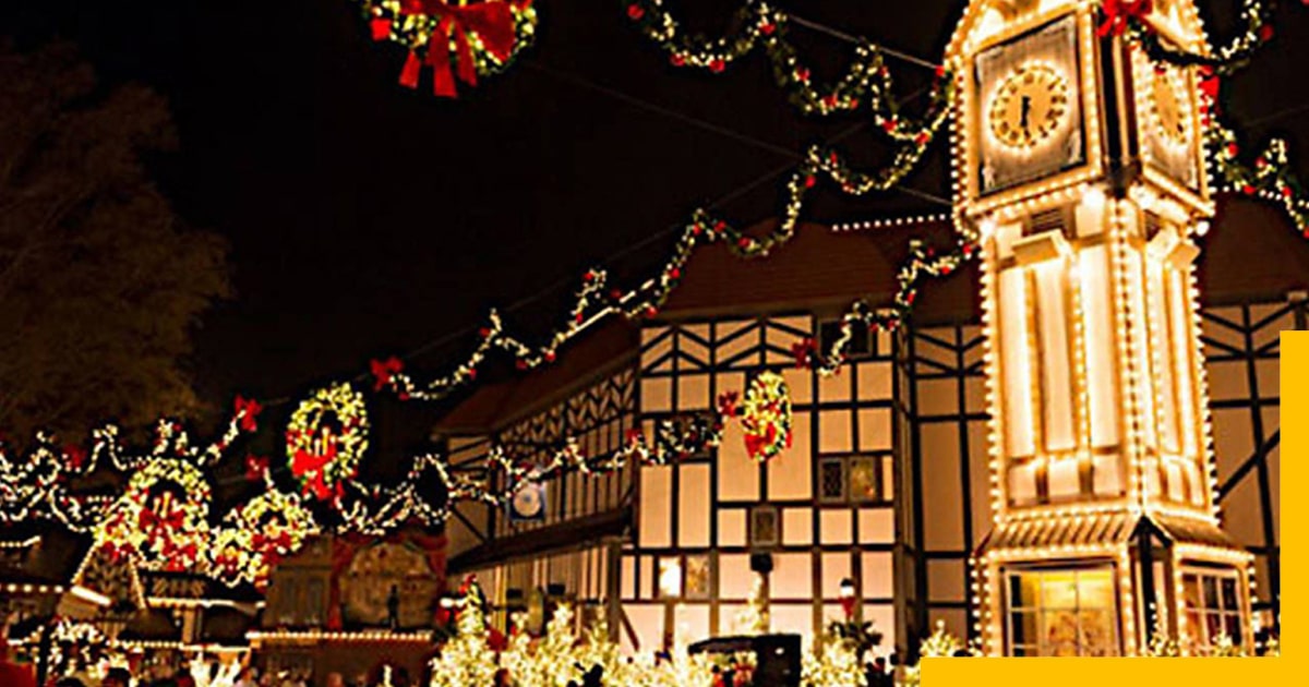Best Christmas Vacations-Busch Gardens Christmas Town Williamsburg, Virginia USA