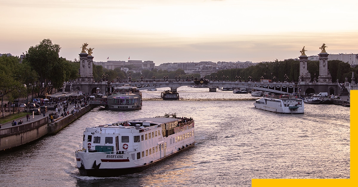 Cruise in the Seine river,France