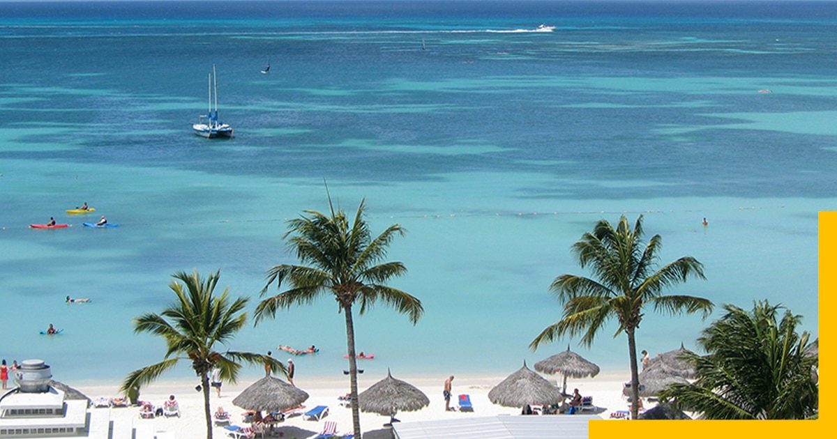 Marriott Surf Club Aruba, The Caribbean Sea