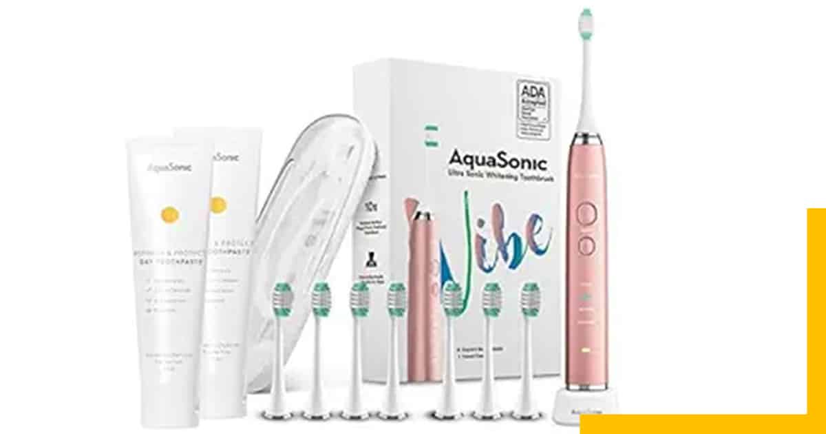 AquaSonic Vibe Series Ultra Whitening Toothbrush