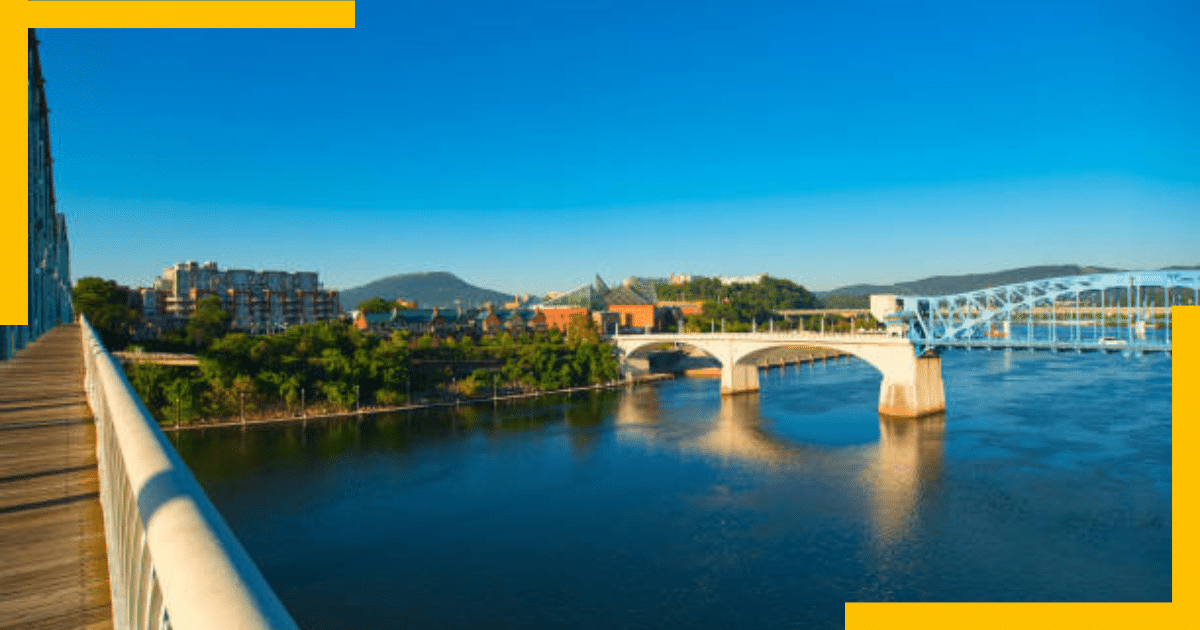 Scenic View of Chattanooga River