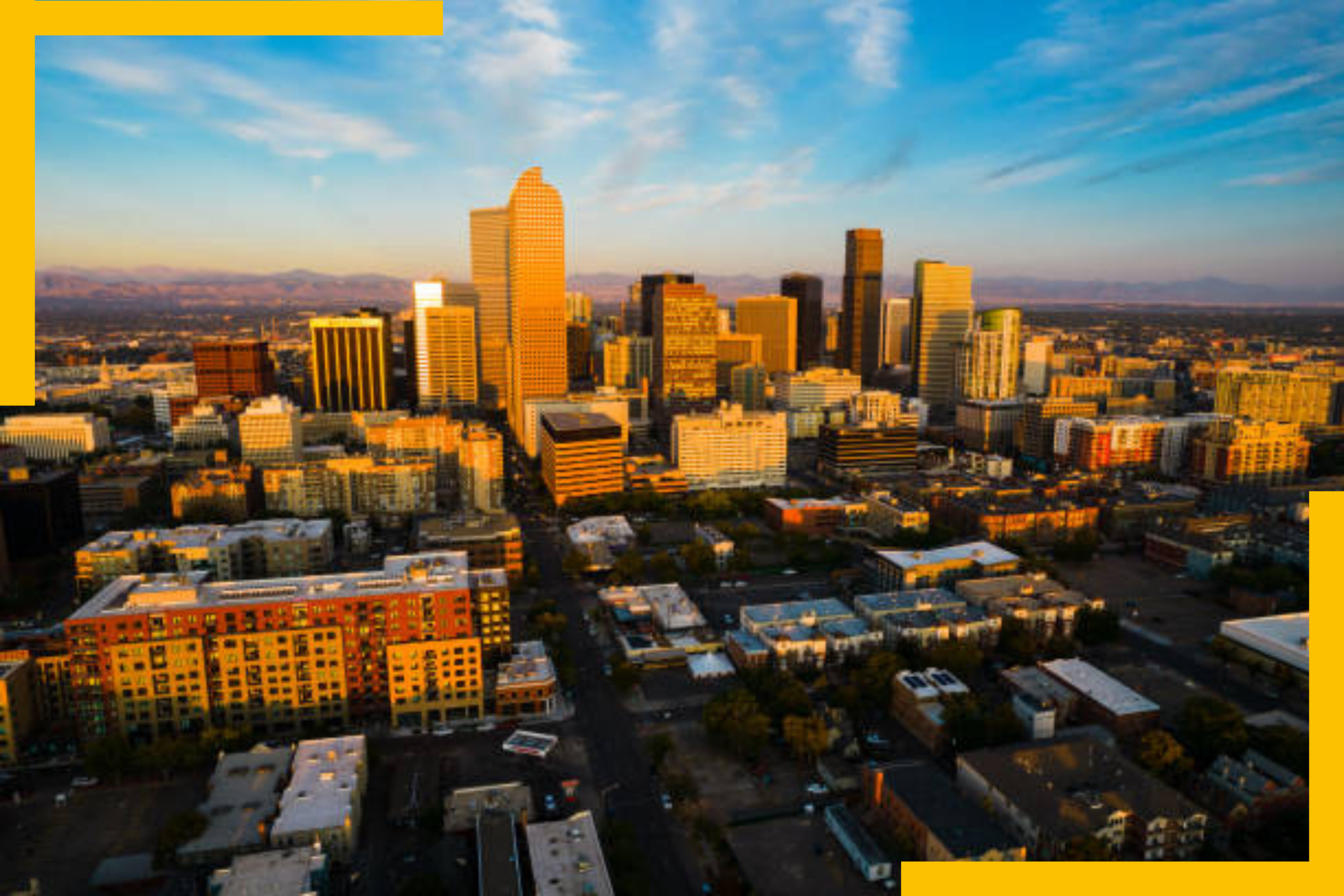 Aerial View of Denver, Colorado