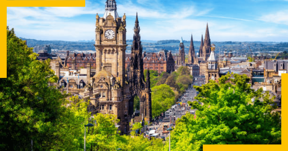 View from Calton Hill , Edinburgh