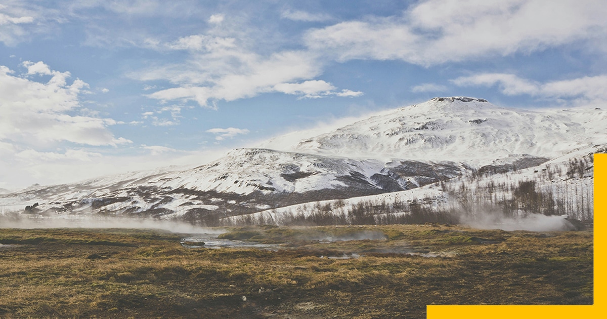 Landscape in Iceland