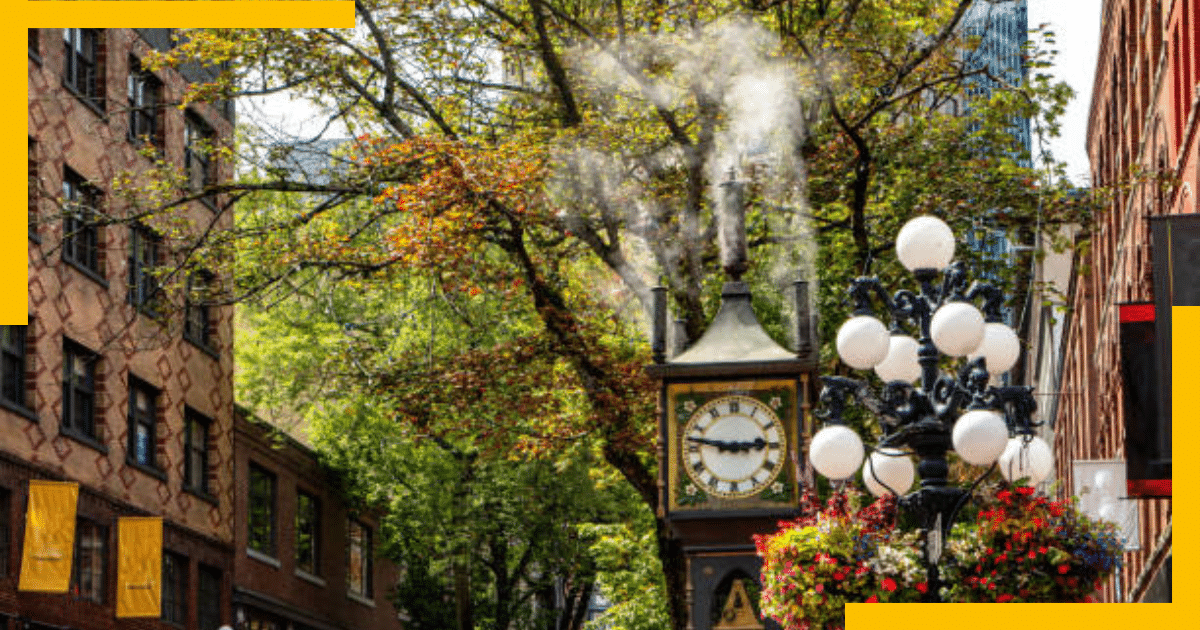 Gas Town Steam Clock