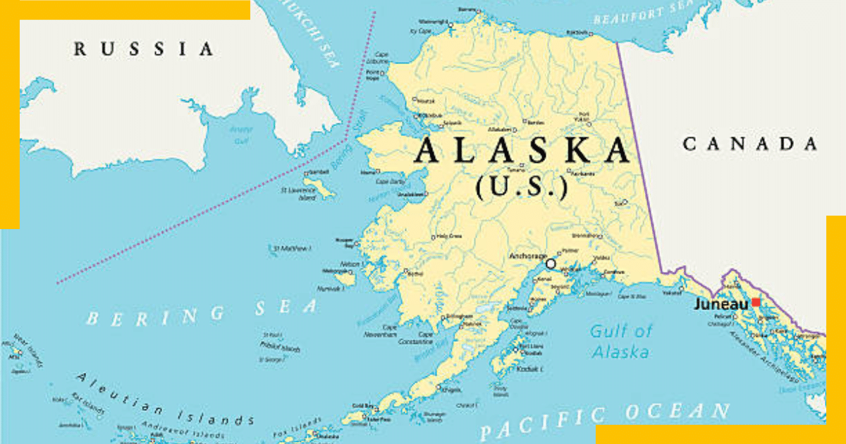 Map of Geography of Alaska