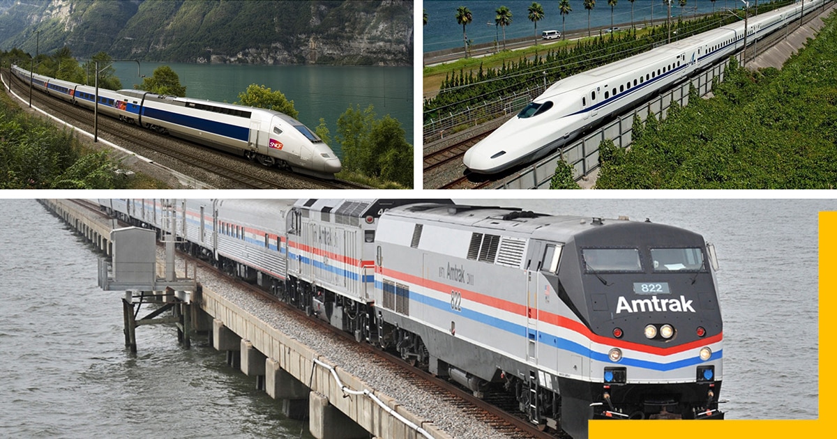 How Fast does an AMTRAK Train Travel, Comparing U.S. Rail Speeds
