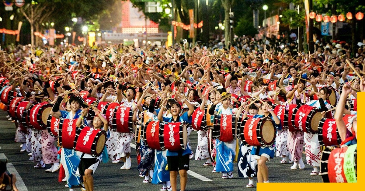 Japan Travel Tips-Morioka Sansa Odori Japanese Festivals