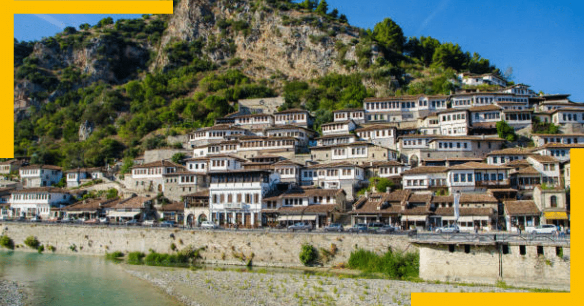 Ottoman Empire Historic Town in Berat, Albania