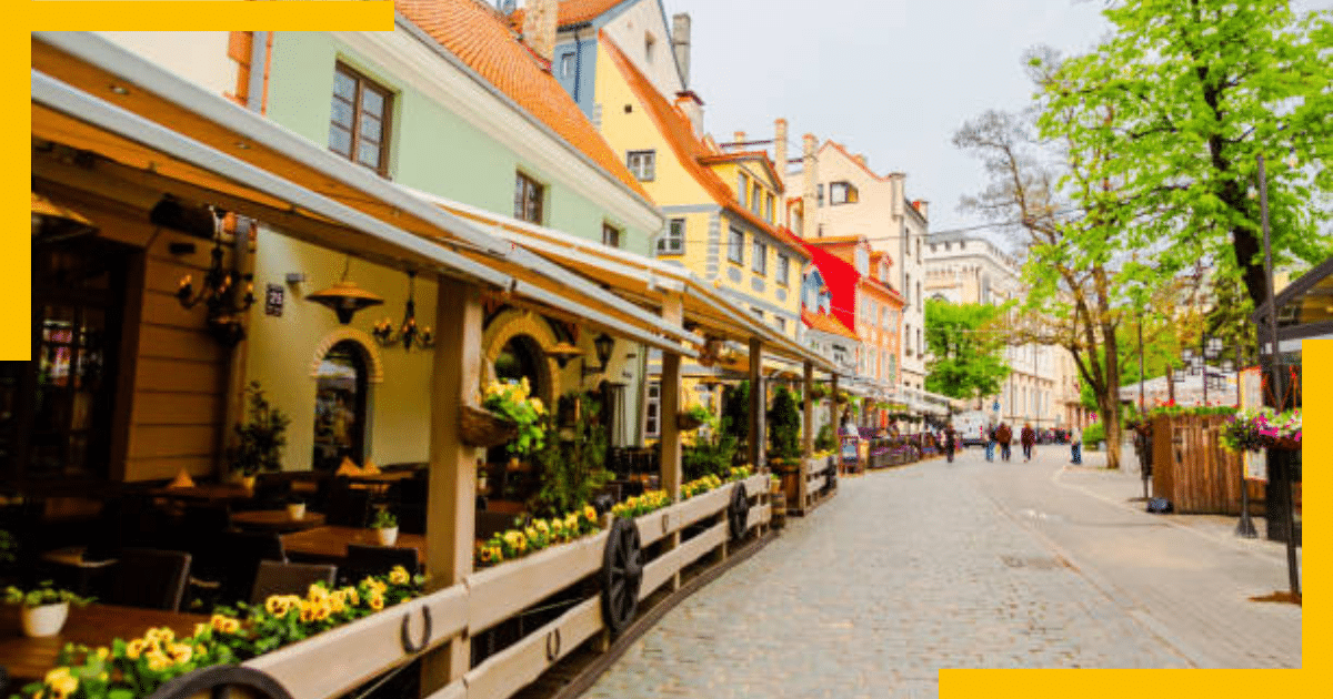 Street View in Riga, Latvia