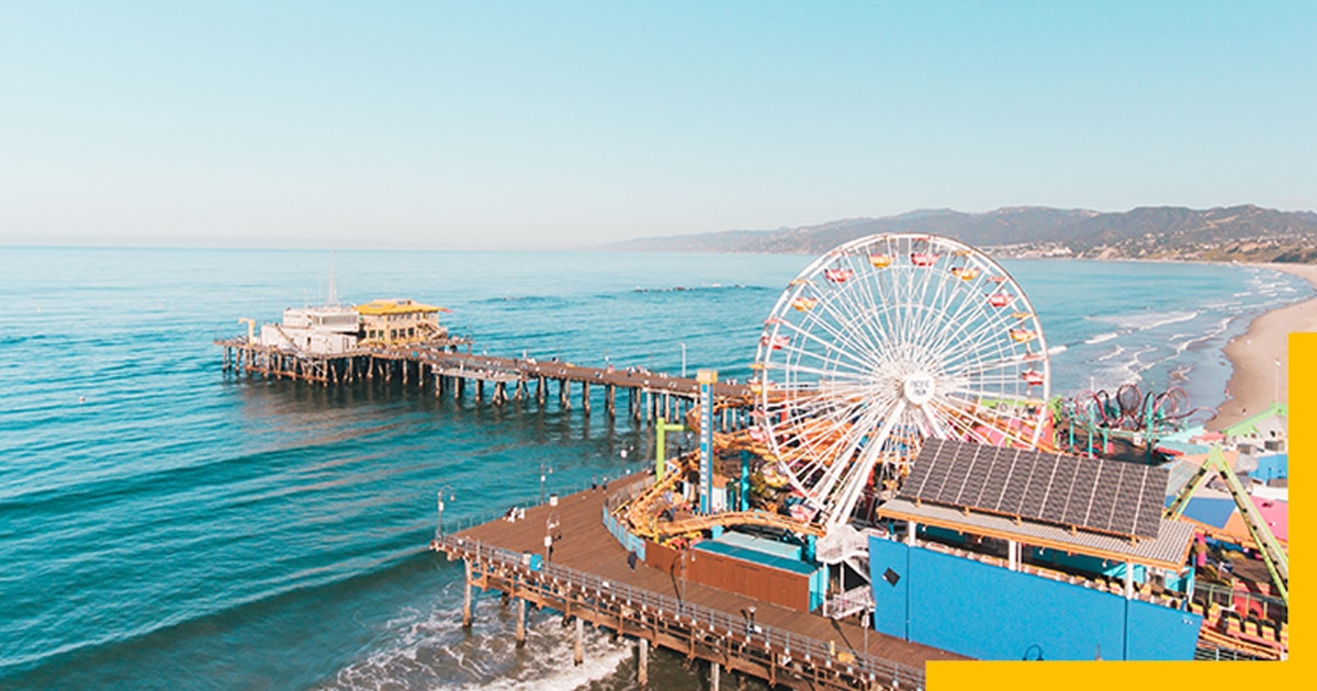 Day Trip Los Angeles-Santa Monica Pier, USA