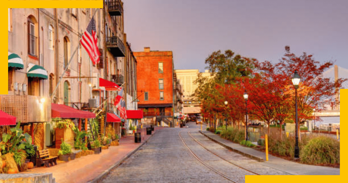 Street View of Savannah, Georgia