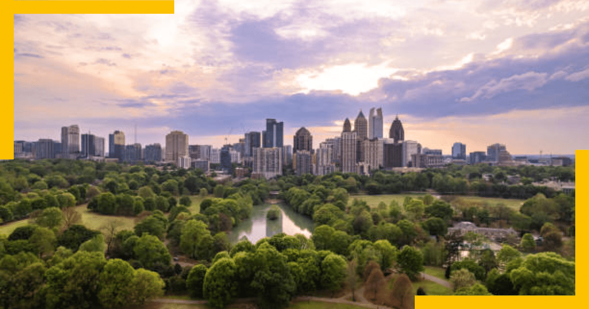 Urban Skyline of Atlanta