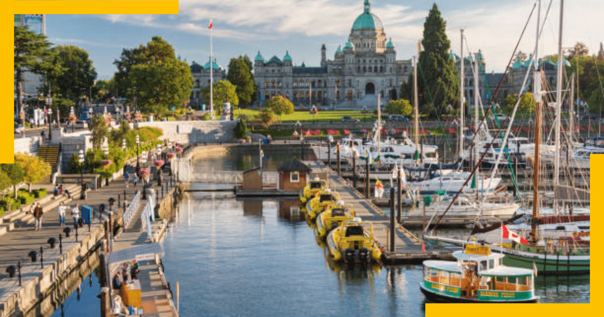 Skyline of Victoria, British Columbia