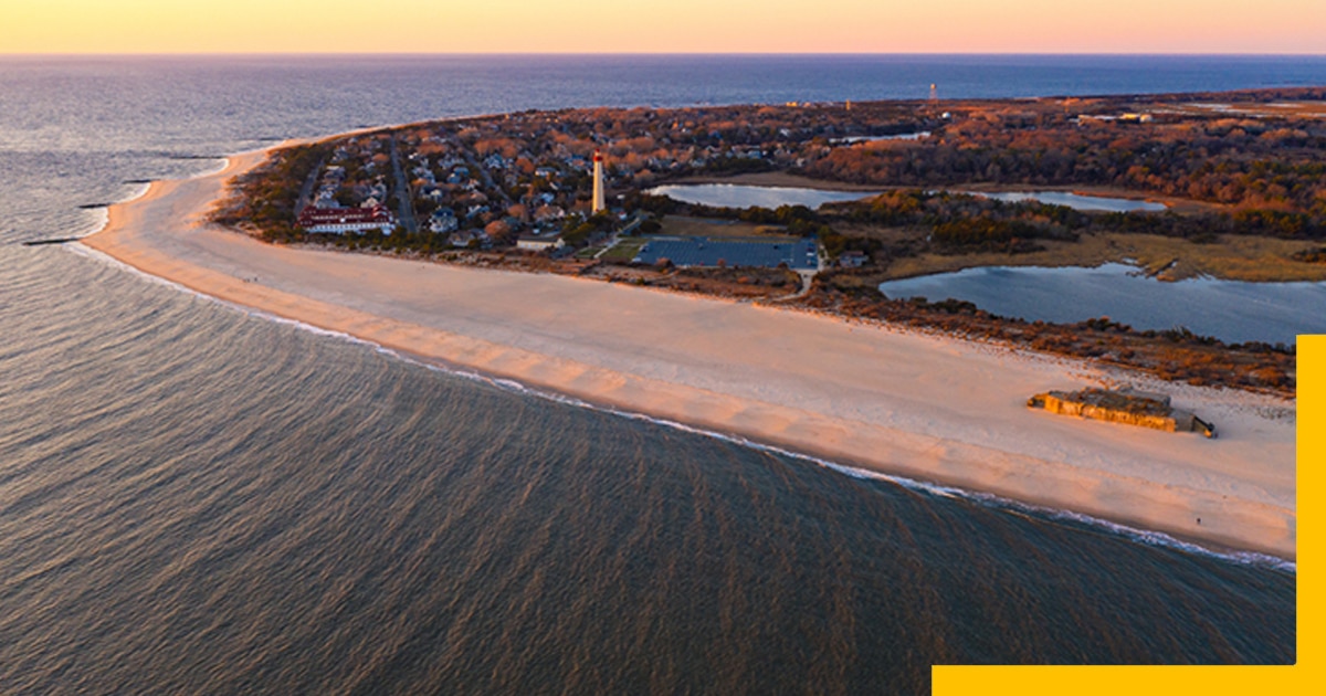 Majestic view of Cape May, NJ