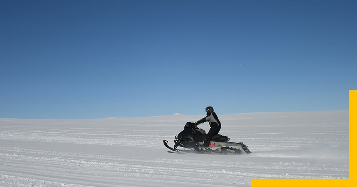 Snowmobiling in Alaska