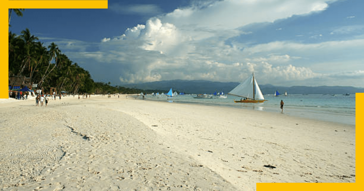 Boracay Island White Sand Beach, Philippines