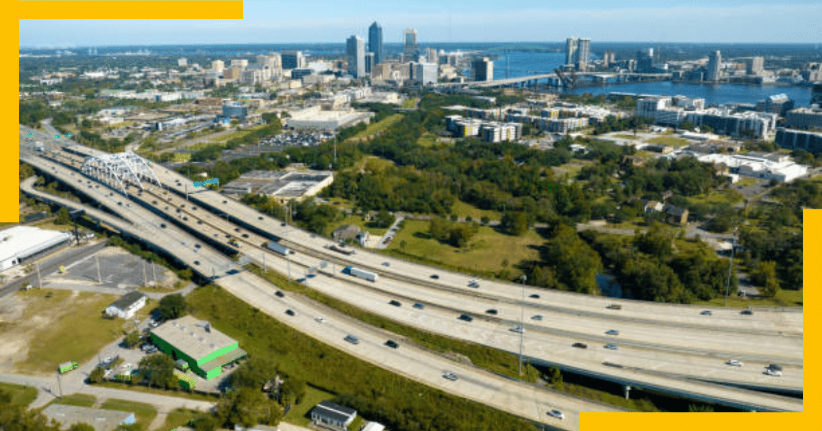 Aerial View of Jacksonville