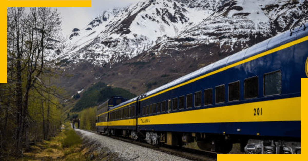 Train in Alaska