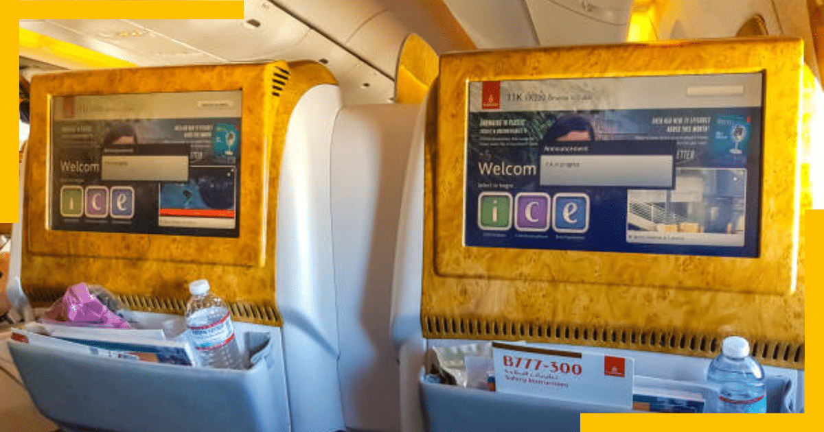 Emirates Business Class Cabin