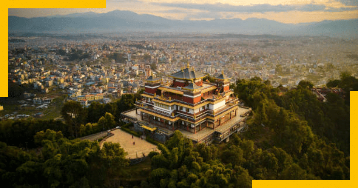 Aerial View of Fulari Gambi , Kathmandu