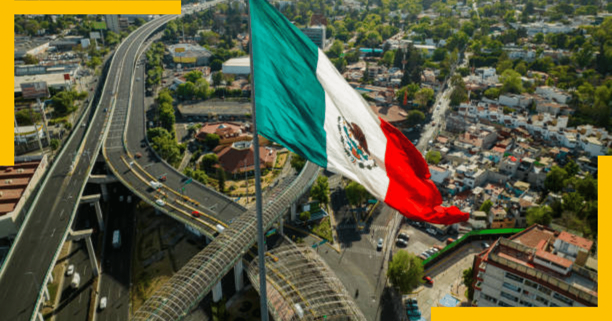 Aerial View of Mexico City