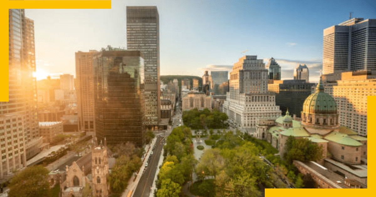 Skyline of Montreal, Quebec